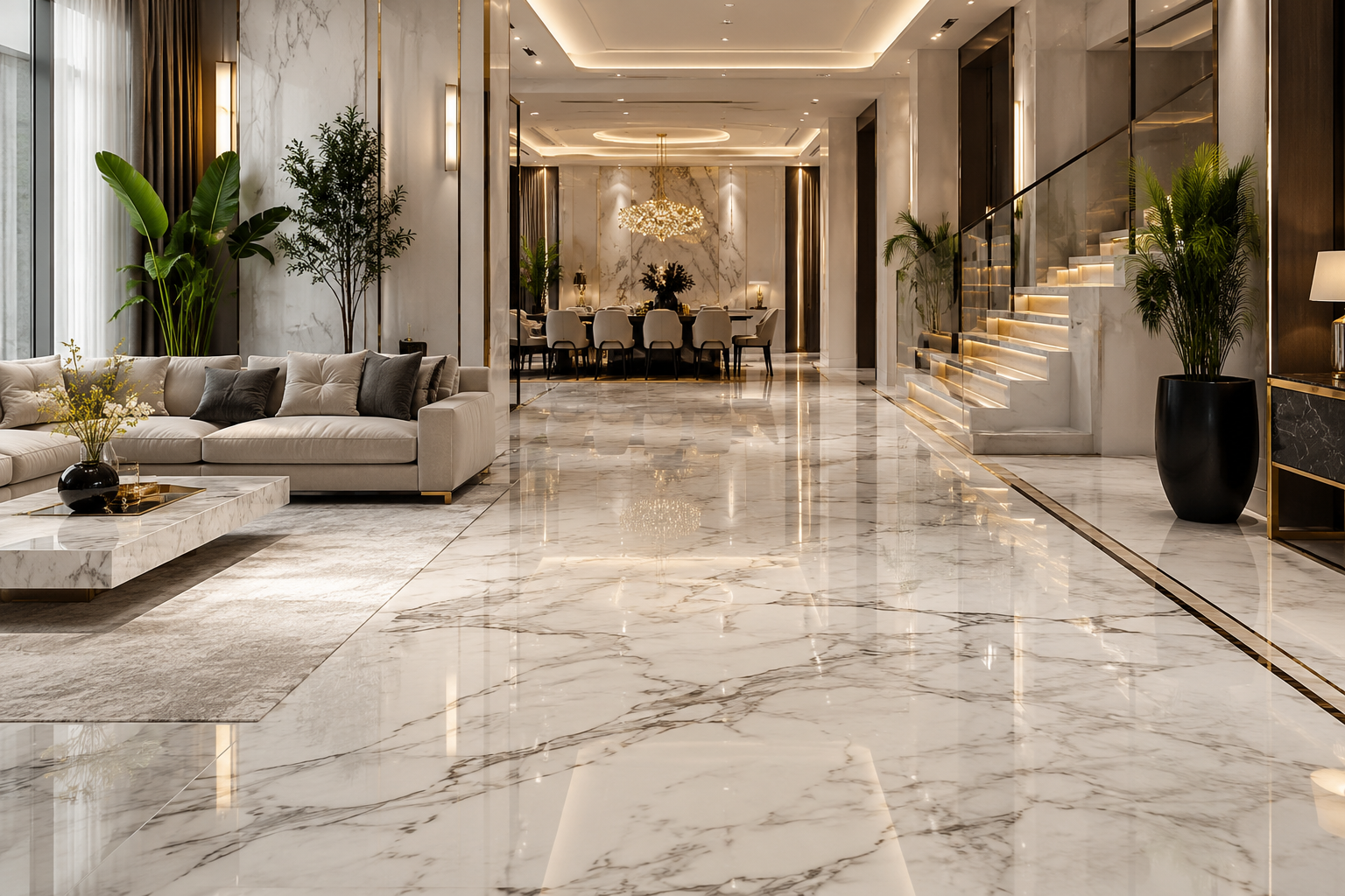 marble flooring Dubai