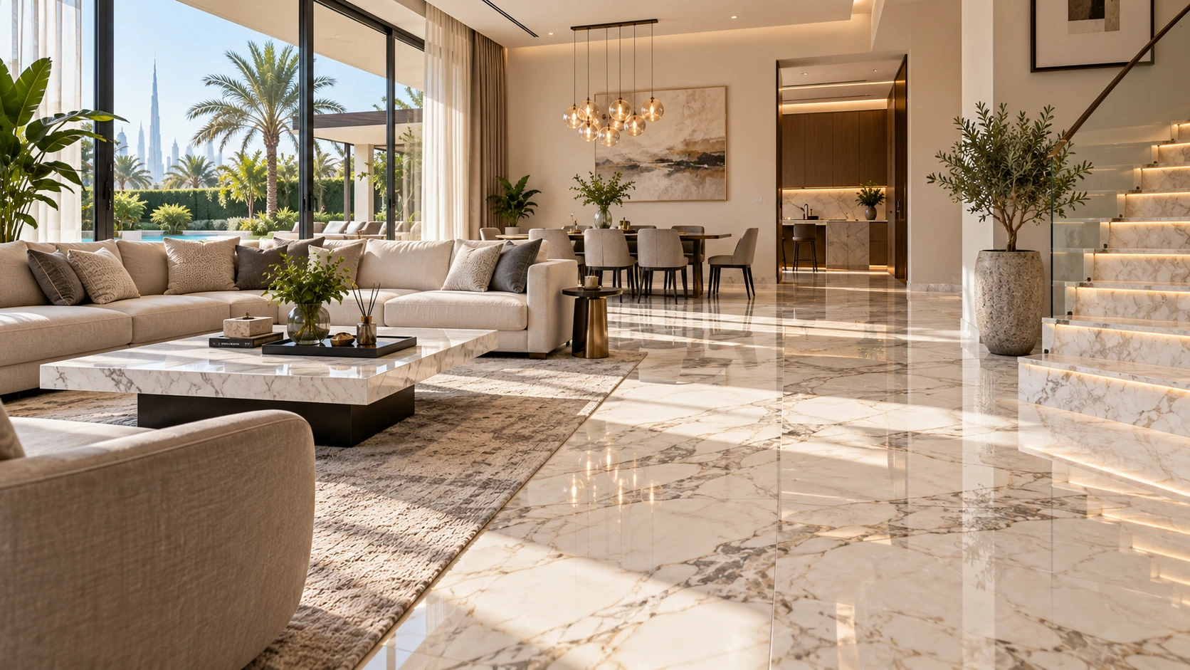 marble flooring