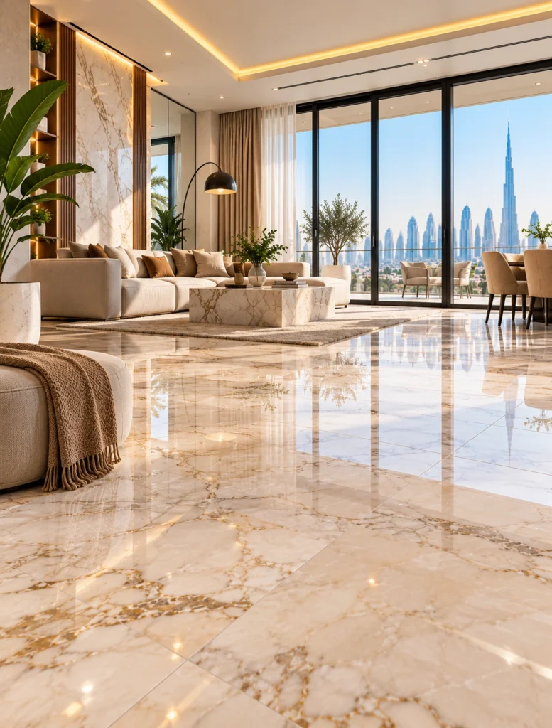 marble flooring in Dubai